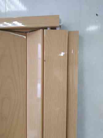 Ширма-гармошка міжкімнатна No3 Дуб світлий 820х2030х0,6 мм розсувна пластикова глуха Дніпро