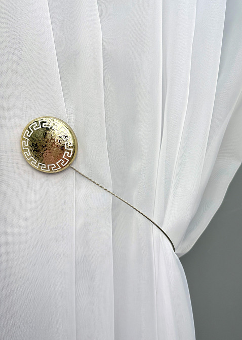 Магниты для штор и гардин Афина 2 шт Золотистый (81-268) Киев - изображение 4