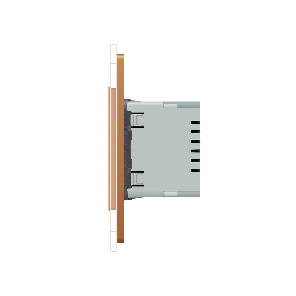 Світильник для сходів підлоги золотий, скло, 2700K, 230В, 0.35Вт Livolo (VL-C7FCL1-2AP) Коломия - фото 4
