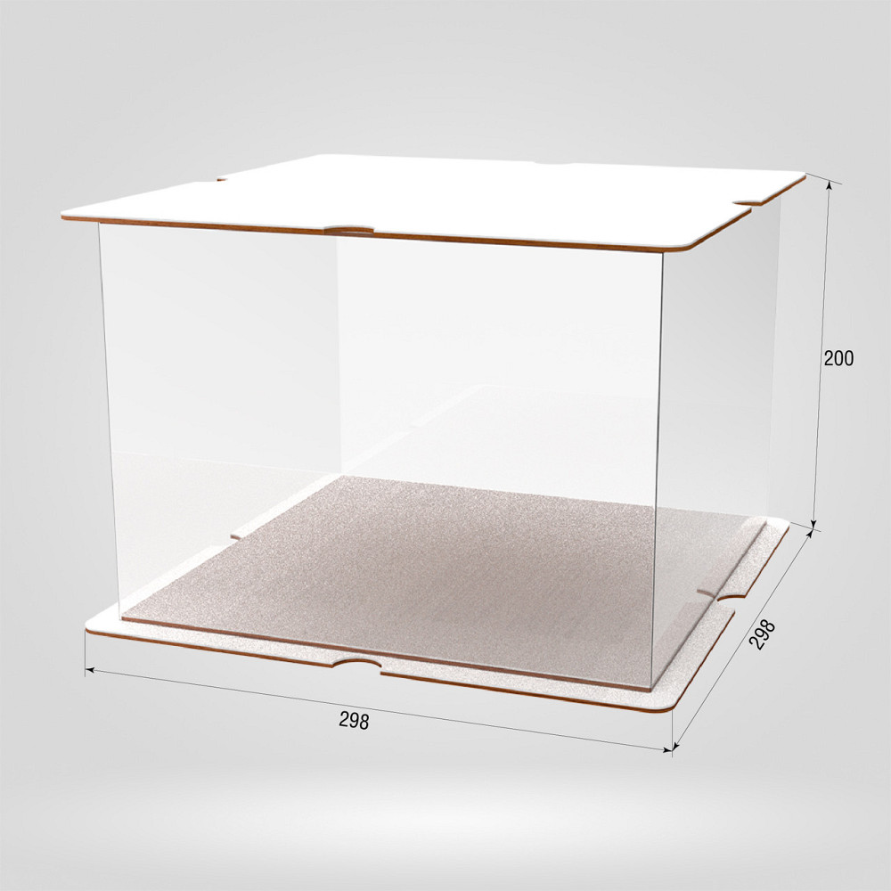 Коробка для тортів, квітів та подарунків EKOSTAR 270х270х200 Київ - фото 2