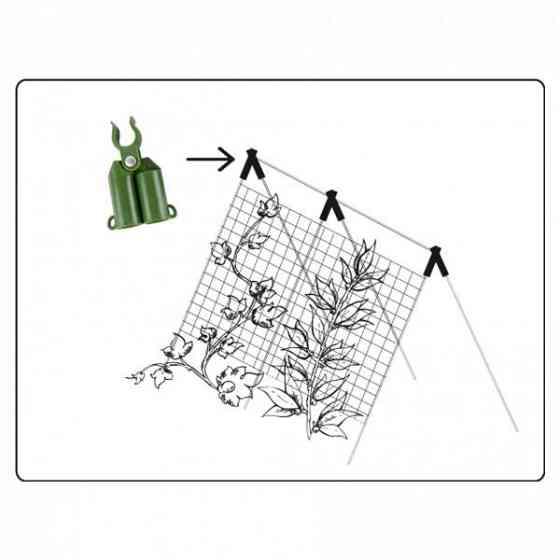 Соединитель угловой регулируемый для садовых опор 11мм, 4 шт, TYLS11/4 Киев