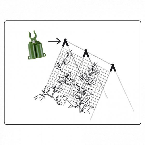 Соединитель угловой регулируемый для садовых опор 11мм, 4 шт, TYLS11/4 Киев - изображение 2