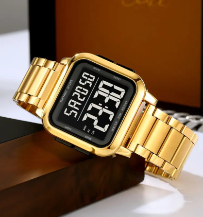 Часы мужские электронные наручные Skmei 2133 Золотистый Киев