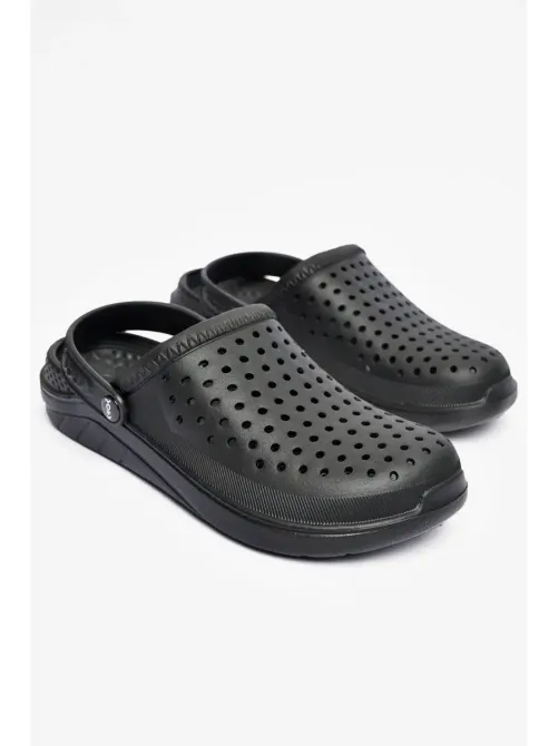 Мужские кроксы черные сабо полномерные много дырок Одесса - изображение 5
