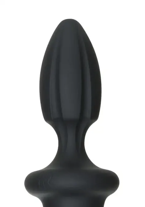 Анальный плаг с дилдо Doc Johnson Kink - Dual Density SECONDSKYN Fuck Plug - Black Львов - изображение 2