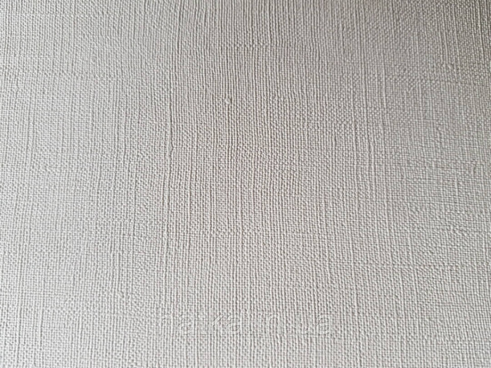 Шпалери вінілові Lutece Bensimon однотонні молочно бежеві структурні під тканина Київ - фото 2