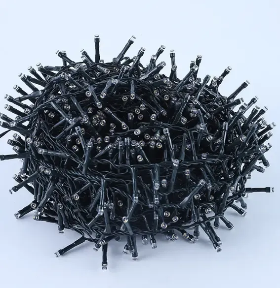 Светодиодная Гирлянда нить 201 led Белая (черный провод) Коломия - фото 4