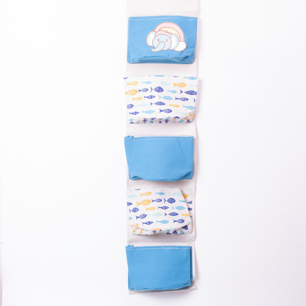 Подвесной органайзер на 5 отделений 20×58 (см) Синий HP-41-13BL Киев - изображение 2