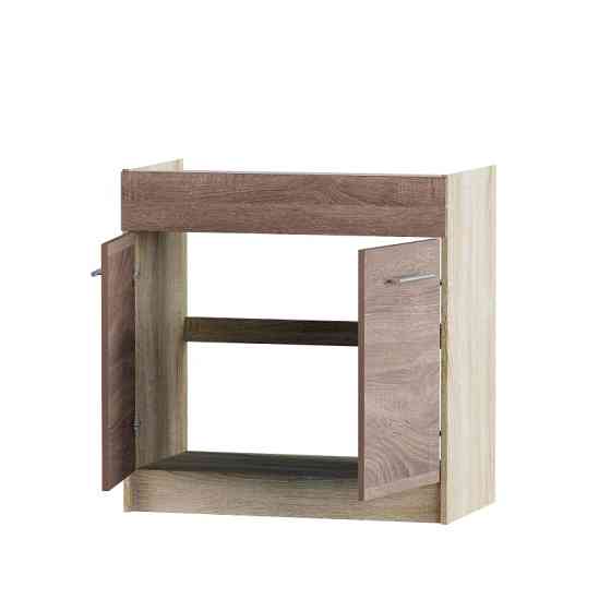 Кухонний модуль під мийку Еверест Еко 800 дуб сонома/трюфель 80х46х82 см (DTM-2837) Львів