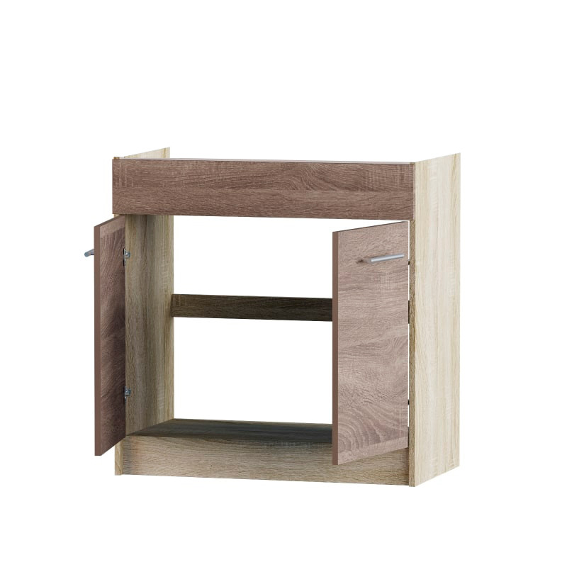 Кухонный модуль под мойку Эверест Эко 800 дуб сонома/трюфель 80х46х82 см (DTM-2837) Львов - изображение 3