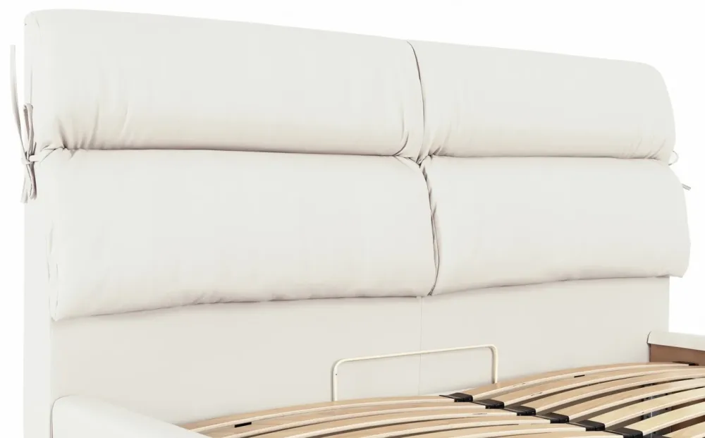 Кровать Двуспальная Edinburgh Comfort 180 х 200 см Fly 2200 С подъемным механизмом и нишей для белья Белый Днепр - изображение 17