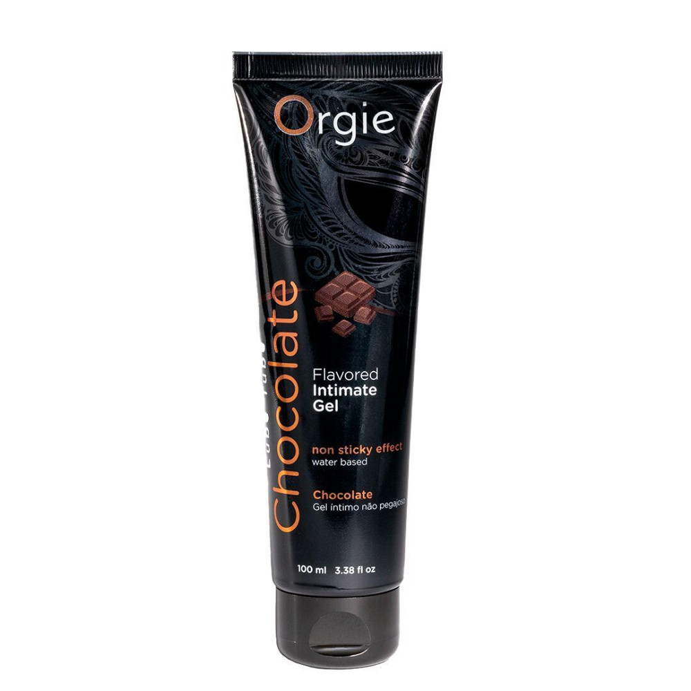Лубрикант на водній основі Orgie Lube Tube Chocolate, 100 мл, зі смаком та ароматом шоколаду Sex Aura Київ - фото 1