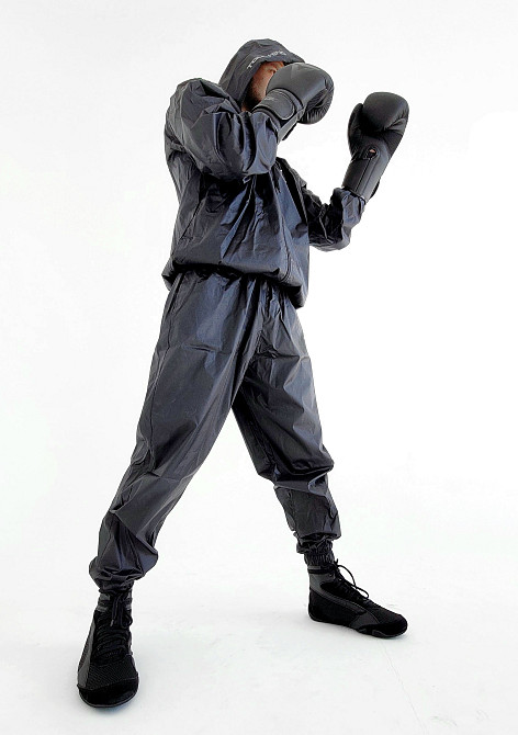 Костюм для схуднення з капюшоном V`Noks Scath Grey L/XL Каменское - изображение 4