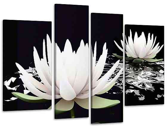 Модульная картина Цветы Лилии Art-6_4 90х132 см Киев