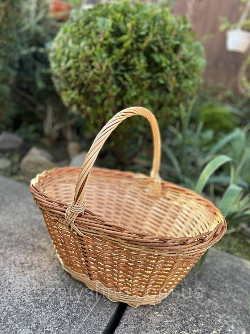 Кошик плетений для подарунків великий Київ - фото 2