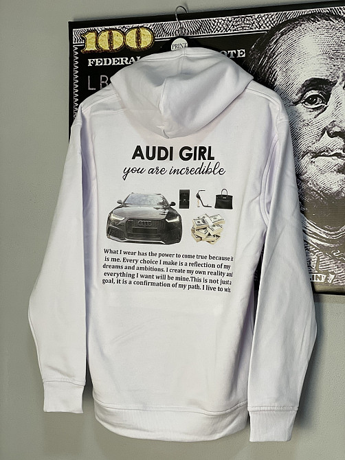 Худі "Audi Girl – You Are Incredible" / Худи "Audi Girl – Ты Невероятна" Чернівці - фото 3