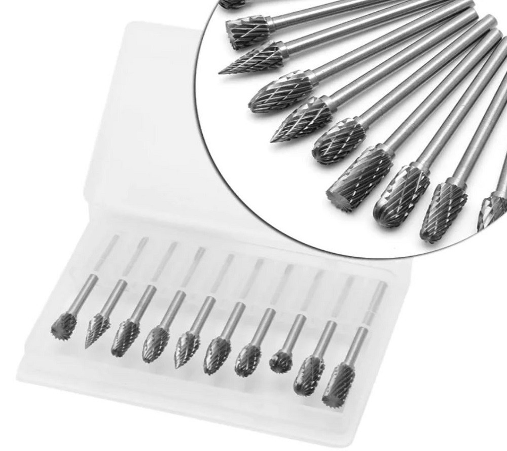 Набір борфрез по металу для гравера Dremel, 10 шт Винница - изображение 2