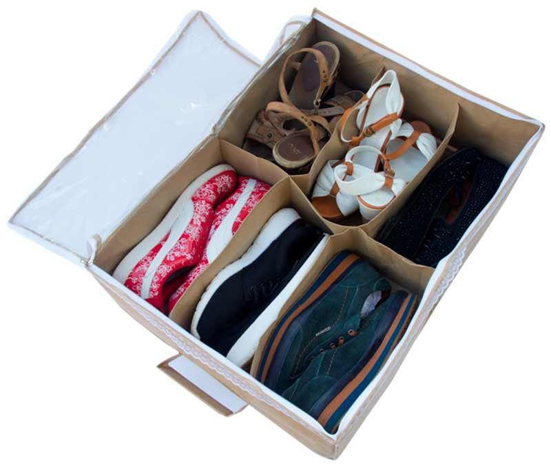 Органайзер для хранения обуви на 6 пар Beg-O-6 (Бежевый) Сумы - изображение 3