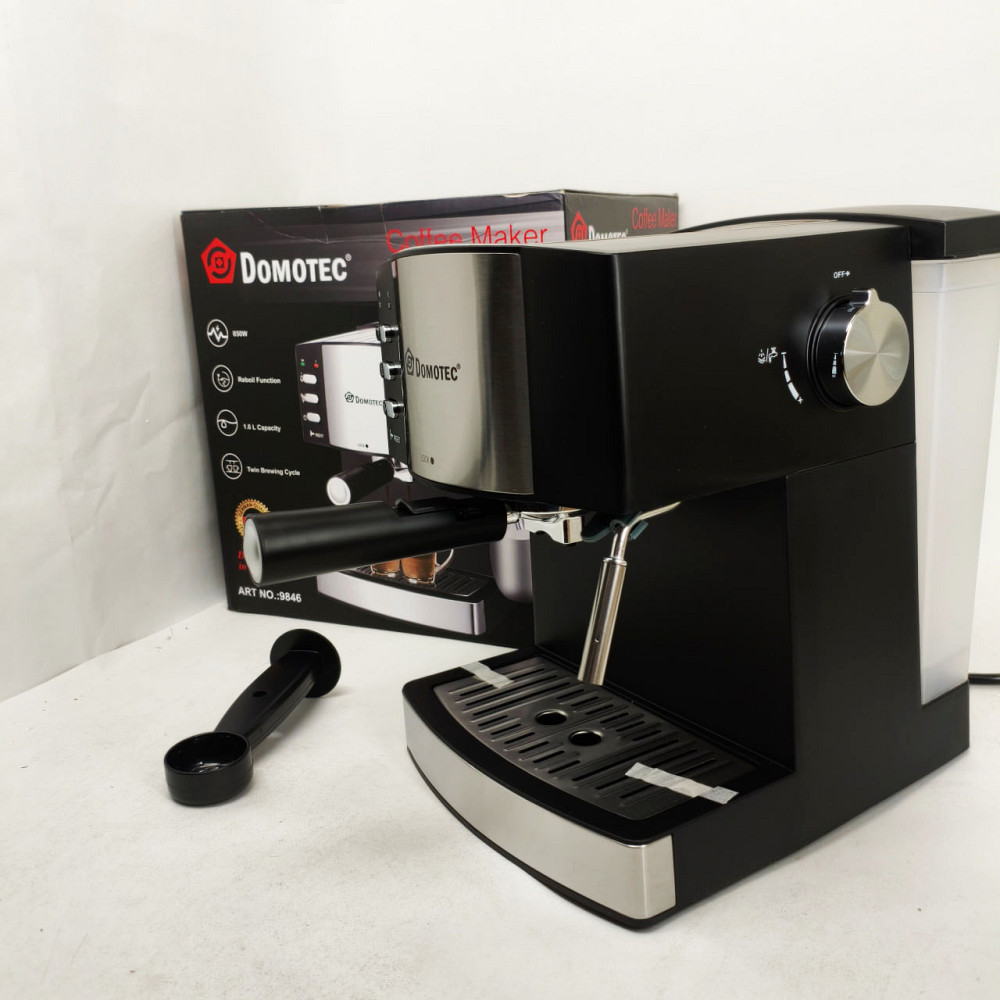 Бытовая электрическая кофеварка для дома Domotec MS-113, Домашняя кофеварка для приготовления напитков HR-84 Львов - изображение 7