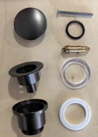 Донний клапан для умивальника Koer PW-01-07 1 1/4''     ( KR3404 ) 29912 Харків