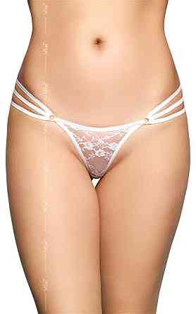Жіночі стрінги - G-String 2498, white - S/M Sex Aura Київ