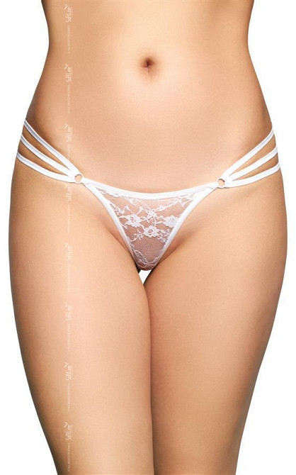 Жіночі стрінги - G-String 2498, white - S/M Sex Aura Київ - фото 1