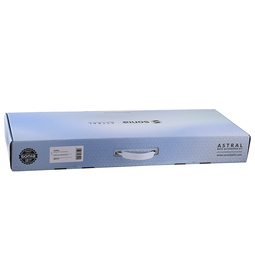Набір аксесуарів для ванної  SONIA ASTRAL KIT BLACK ( 6 предметів) 185214 Тернопіль - фото 9