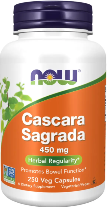 Каскара саграда Now Foods Cascara Sagrada 450 mg 250 вег капс Київ - фото 1