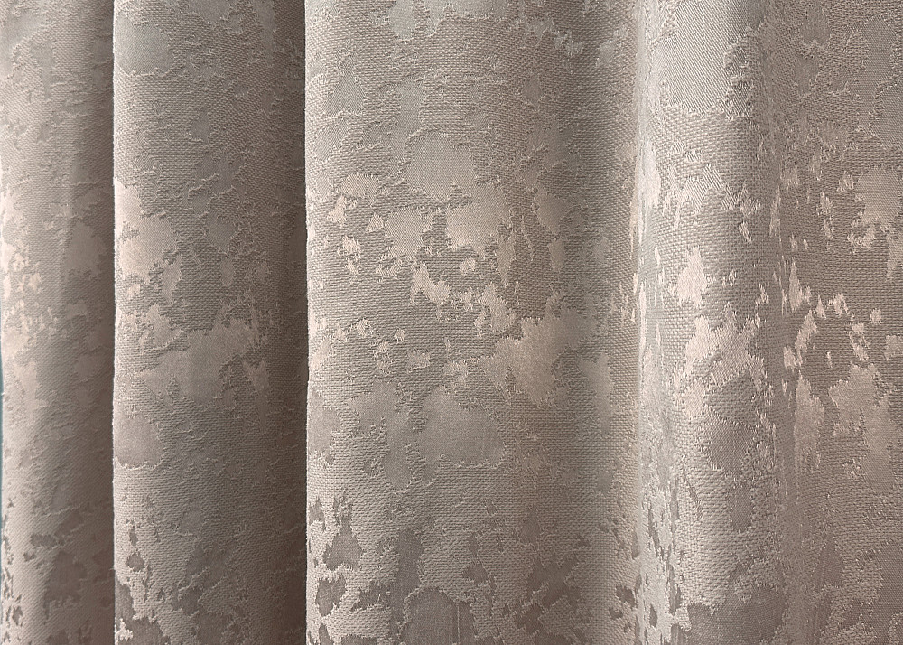 Комплект коротких штор VR-Textil Льон мармур Pavliani VO № 1715ш світло-пудровий 130х170 см 2 шт (35-0341) Київ - фото 6