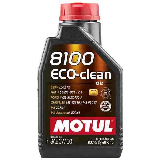 Олива 0W30 ECO-Clean 8100 1л Ковель