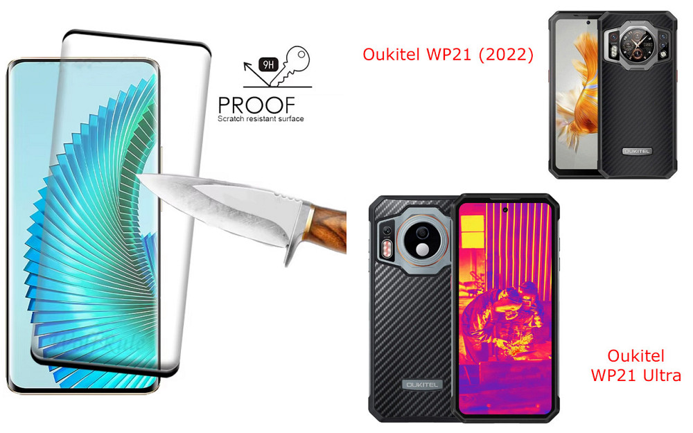 Захисне скло HyperGlass Pro для Oukitel WP21 (2022), WP21 Ultra – максимальна чутливість та захист Київ - фото 2