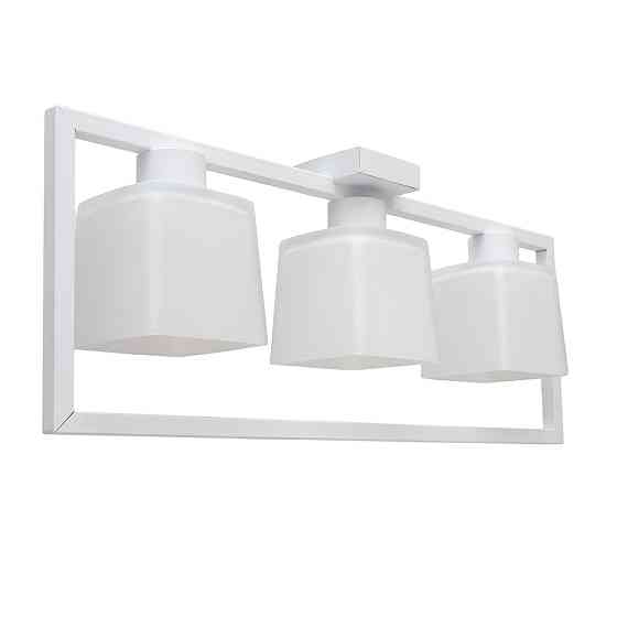 Люстра потолочная MSK Electric Boston на три плафона под лампу Е27 NL 400230-3 WH Одесса