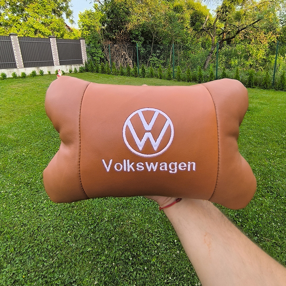 Подушки під голову автомобіль Volkswagen, Подушки на крісло в авто, Автоподушки TE-267 з логотипом Київ - фото 4