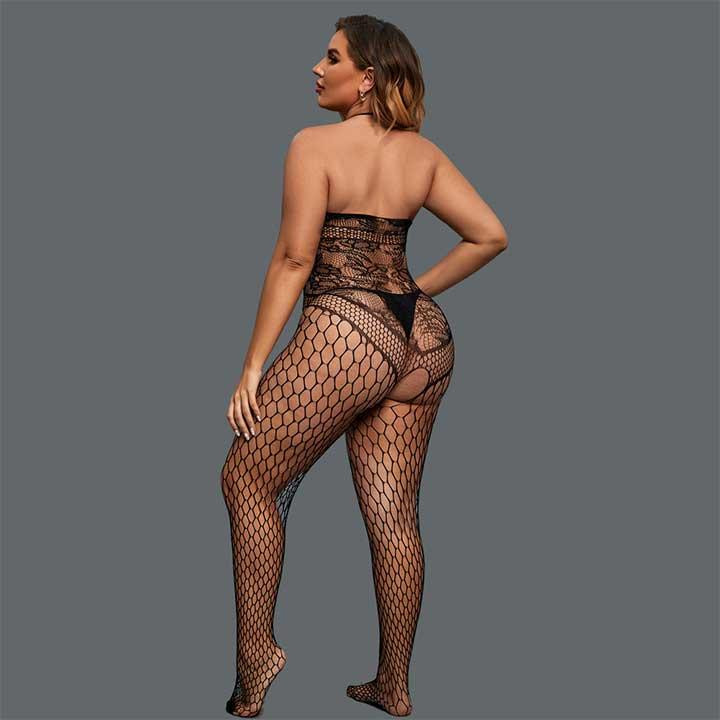 Спокусливий бодистокінг із відкритою спиною L-XXL — Еротична білизна Вінниця - фото 2