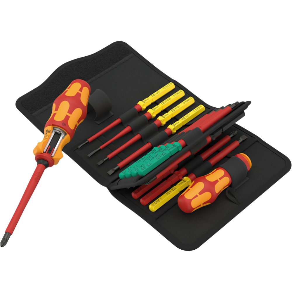 Викрутка діелектрична Wera з комплектом насадок, 17 предметів 05006618001 Одеса - фото 1