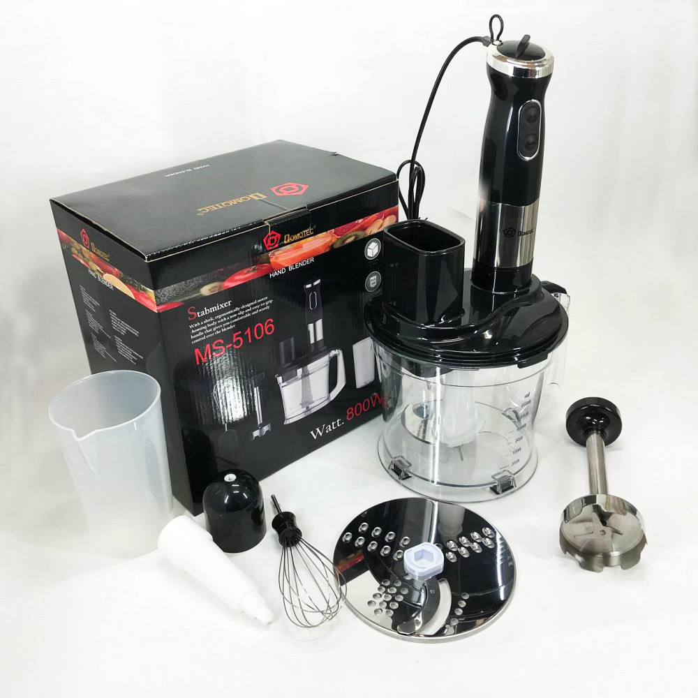 Блендер много функциональный, Погружной блендер для измельчения продуктов домой классический TZ-56 Львов - изображение 16