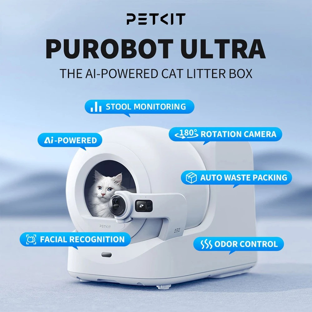 Смарт-лоток Petkit Purobot Ultra With Cam Self-Clean (P9903) ( Білий ) Харьков - изображение 3