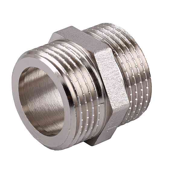 Ниппель 1″ЗЗ никелированный под прокладку NN552G OPTIMUM Киев