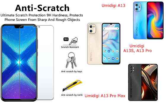 Защитное стекло NeoGlass для Umidigi A13, A13S, A13 Pro, A13 Pro Max – ультрапрозрачное и устойчивое Киев