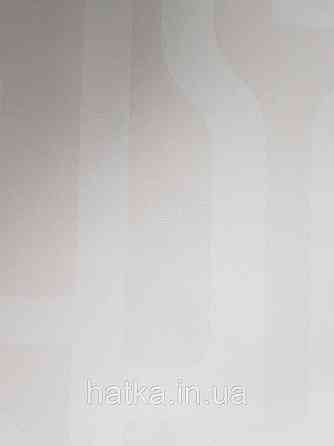 Шпалери вінілові Lutece Bensimon геометрія абстракція смуги фігури молочні на світло-бежевому Київ