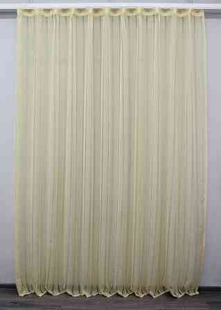 Тюль з тканини батист колір жовтий 1130т Київ