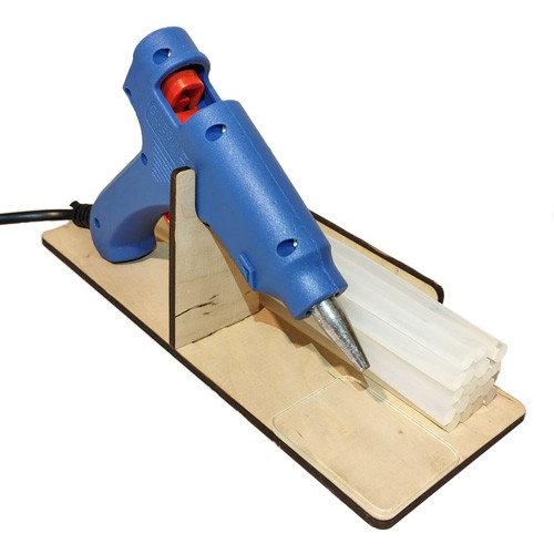 Подставка для клеевого пистолета 20Вт и стержней, фанера Вінниця - фото 6