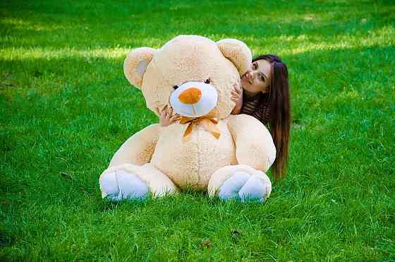 Мягкая игрушка Подарок плюшевый мишка, Плюшевый медведь Томми 150 см Бежевый Тернополь