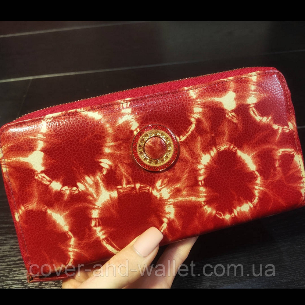 Модний жіночий гаманець на блискавці червоного кольору Moro Jenny Київ - фото 1