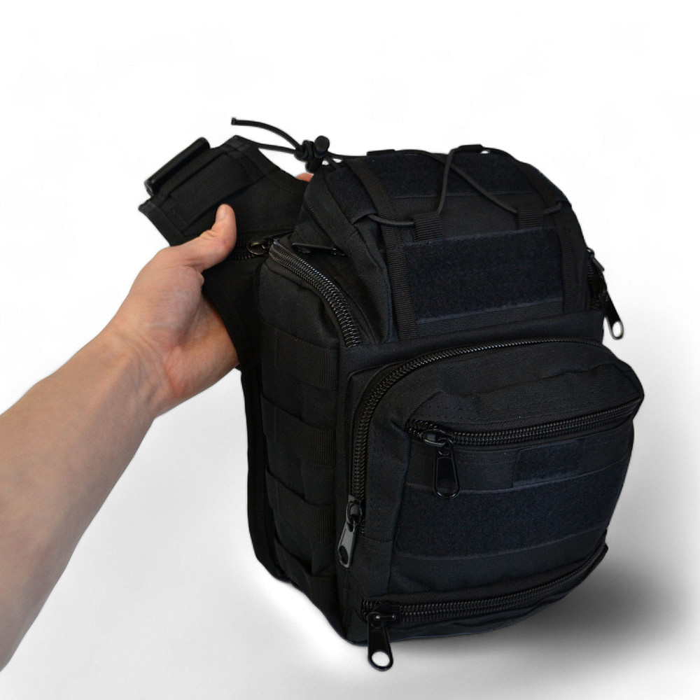 Сумка тактическая для документов, Мужская сумка кабура тактическая плечевая, Тактический мессенджер JO-38 Львов - изображение 7