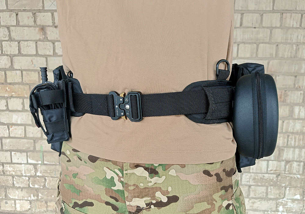 Розвантажувальний тактичний пояс РПС із кріпленням MOLLE чорний (варбелт, warbelt) Коломия - фото 6