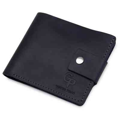 Портмоне Grande Pelle Шкіряне Темно-синє (11519) Вінниця