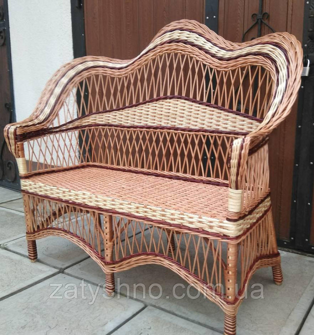 Диван плетений з високою спинкою Київ - фото 7