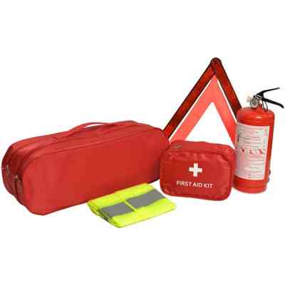 Набір техдопомоги Poputchik автомобіліста Евростандарт без троса, червоний (01-022-Е) Вінниця