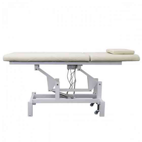 Электрический массажный стол-кушетка, 2 мотора, регулировка высоты и спинки Киев